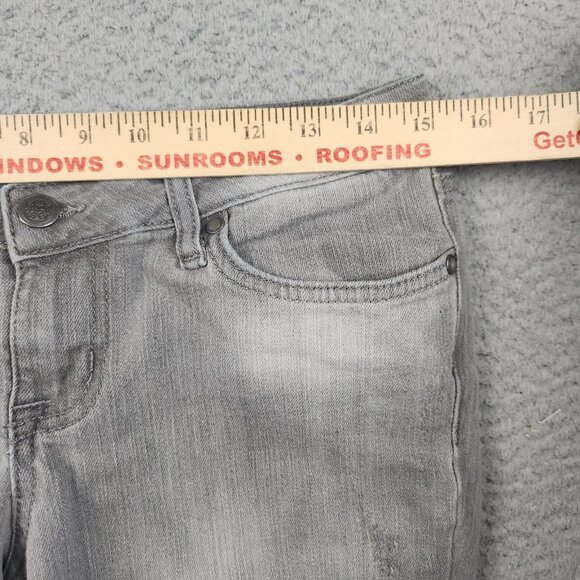 Jessica Simpson Jeans Women's 29 Malibu Skinny Gray Stretch Denim Pants - Picture 4 of 11